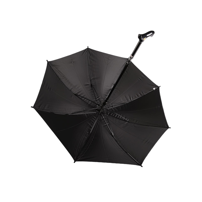Strong Wind And Waterproof Pongee With Silver Coated Straight umbrella-0E6B0223