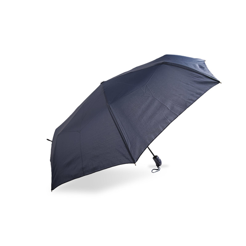 Dark Color Rainproof Pongee Three-fold umbrella-0E6B0491