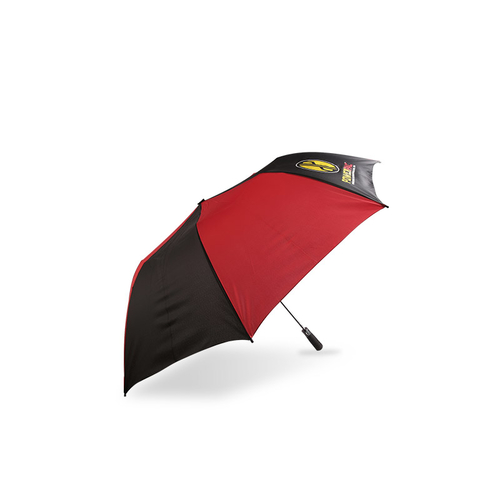 Two-color Logo Pongee Two-fold umbrella-0E6B0556