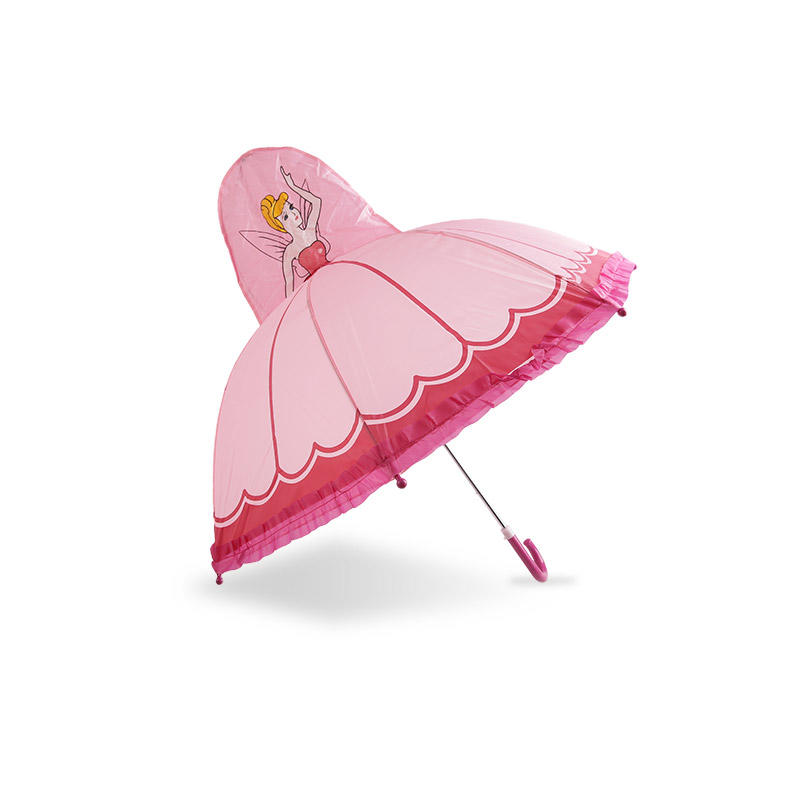 Princess Type Dome Polyester Children umbrella-0E6B0601