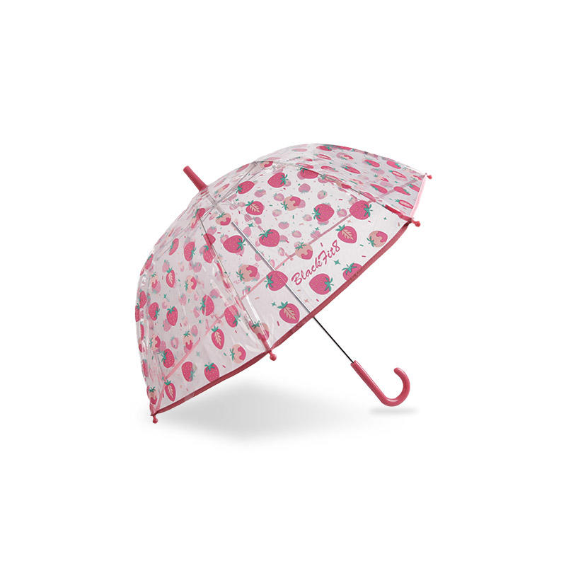 Strawberry Print Pattern POE Children umbrella-0E6B0607