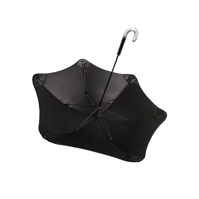 Simple Yellow Irregular Pongee With Coated Children umbrella-0E6B0615