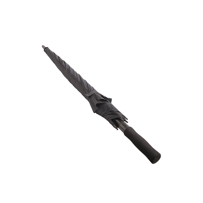 Mature Men Black Pongee Golf umbrella-0E6B0716