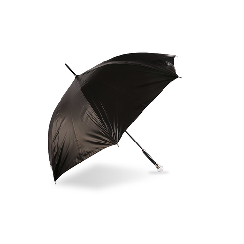 Atmospheric Grade Handle Pongee With Black Coated Straight umbrella-0E6B0733