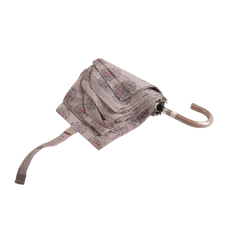 Light Color Printing Polyester Three-fold umbrella-0E6B0739